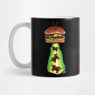 UFO Cow Abduction Mug